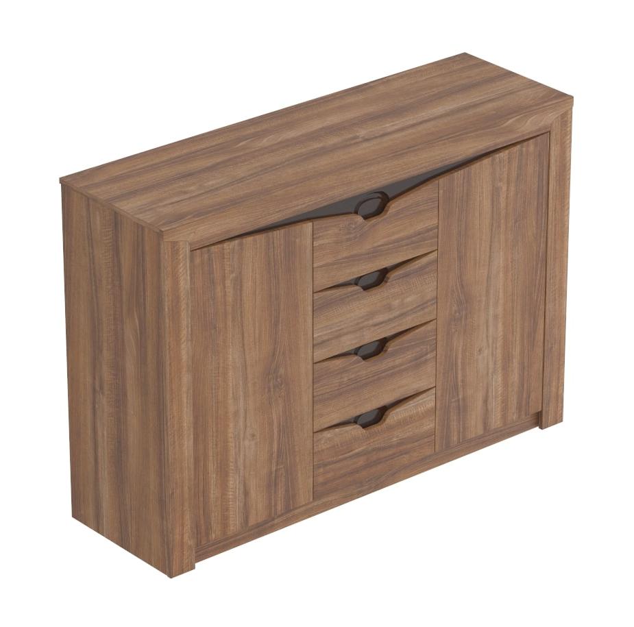 Тумба с 4 ящиками и 2 дверцами "Соренто" спальня