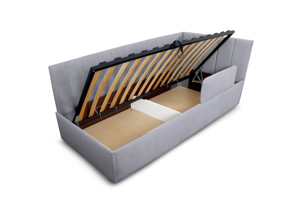 Кровать "Хеппи-2" Вариант 2 Мора серый