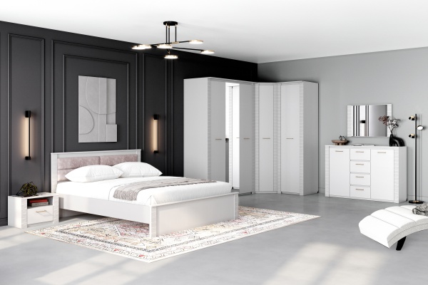 Тумба прикроватная "Элана" спальня Персидский жемчуг